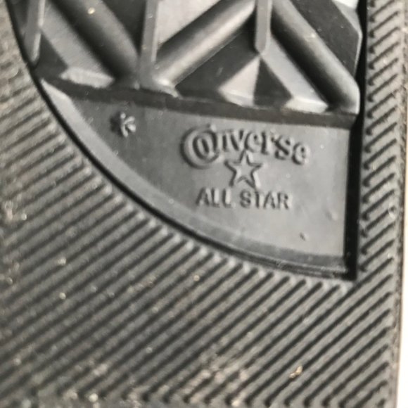 CONVERSE INFANT TODDLER SHOES SNEAKERS ALL STAR HI-TOP Sz 5 Color Gray EUC - Picture 5 of 6